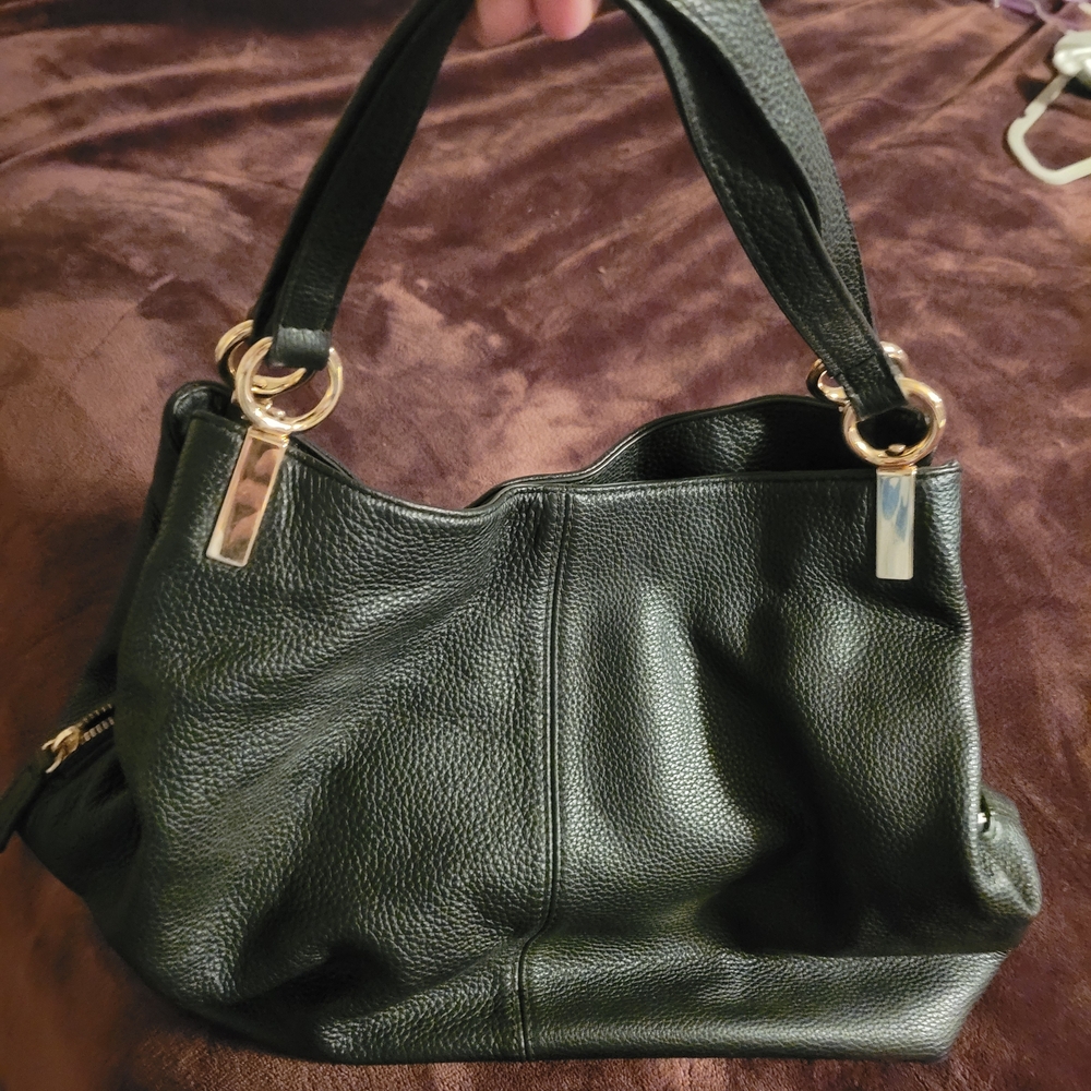 Vince Comuto Eliza Pebble Leather Slouchy  Hobo Bag